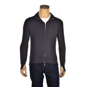 Cruciani Cotton Zip-Up Sweater